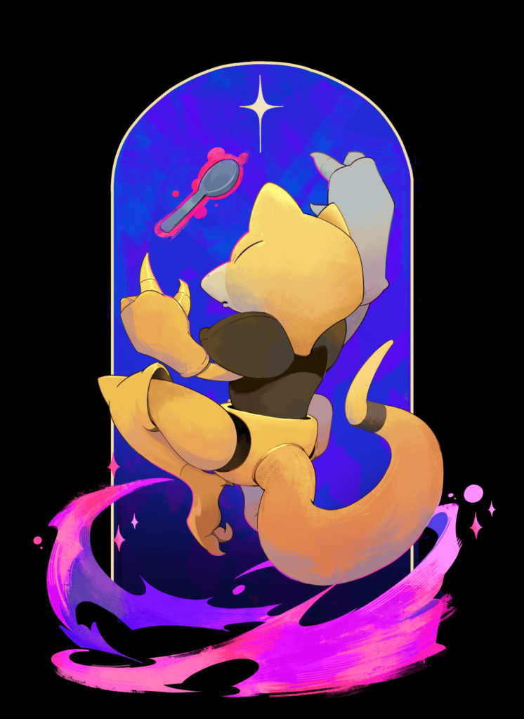 [OC] Abra want to learn psychic!