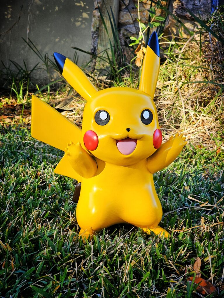 Just finished my life-size Pikachu statue.