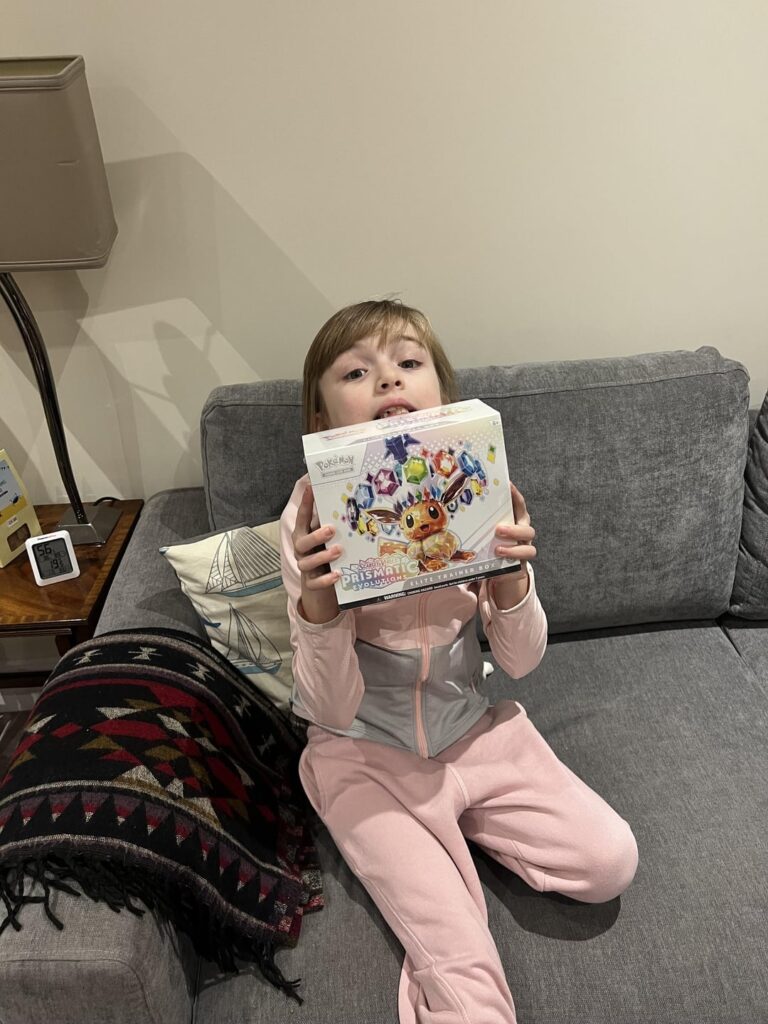 Happy daughter