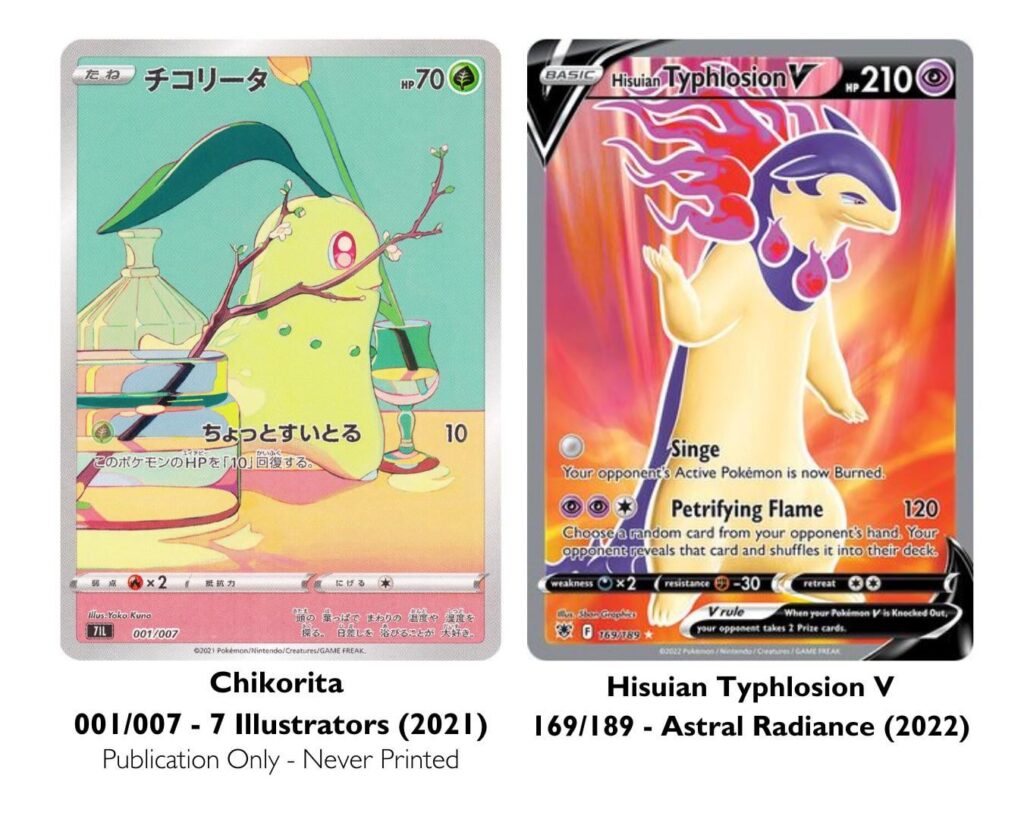 Fun Fact: There are only 2 Johto Starter Full Arts while the Kanto Starters have 81 Full Arts.