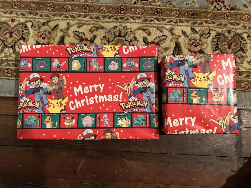 Family couldn’t understand why I thought this wrapping paper was so cool!