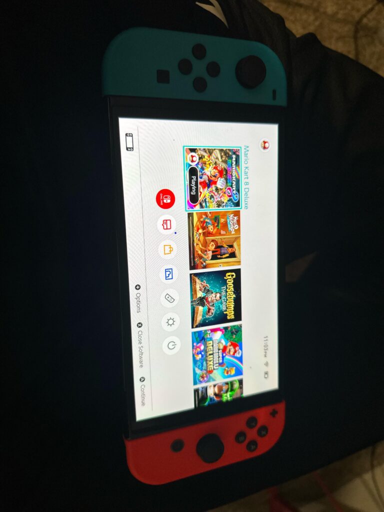 I got a switch oled from my grandma!
