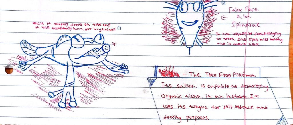 I made a nameless, colorless poison frog! What should I name it?