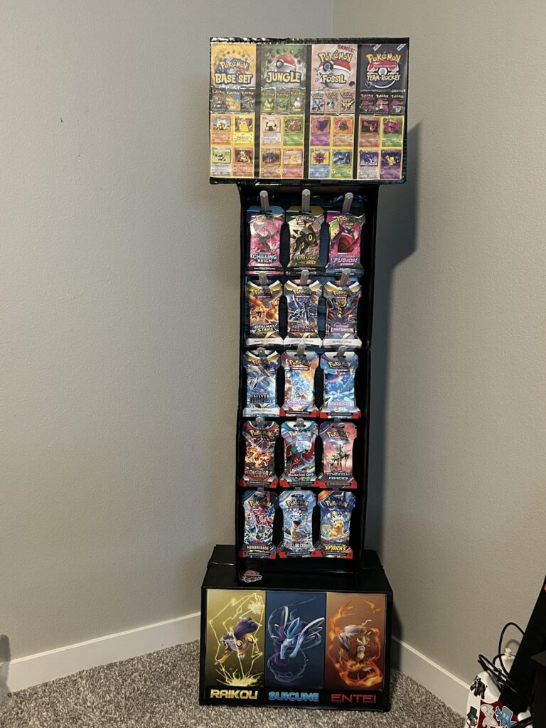 So I built my own Pokémon display out of cardboard