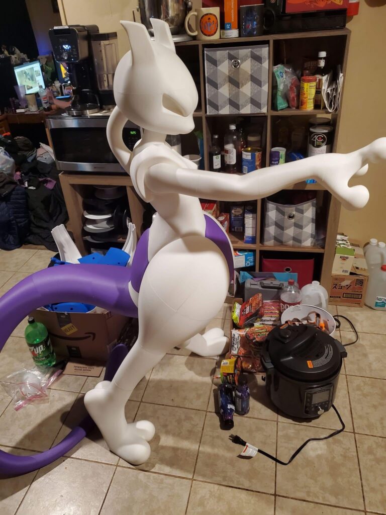 3D Printed almost 4ft Mew Two