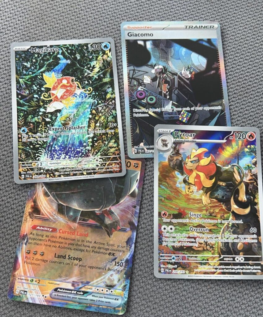 Had some good luck opening a Paldea Evolved ETB.