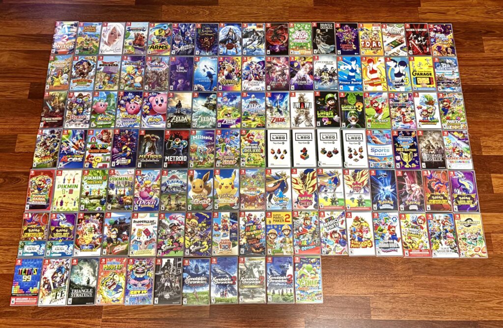 Complete set of Nintendo published games in North America (as of 20241231)