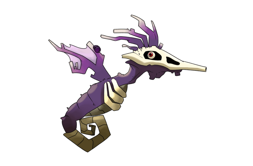 Had a go at making my own Kingdra variant called Kingdemise! I might return to making Fakemon >:)