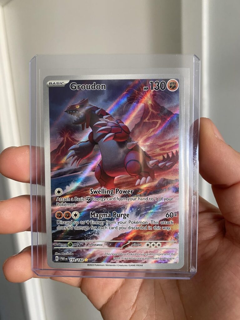 First time purchasing a pack since being a kid—love this Groudon!