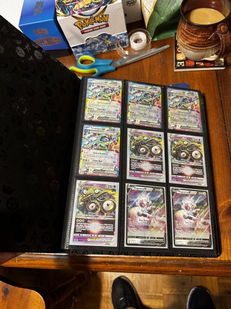 Started collecting mid December here’s my holo/full art binder