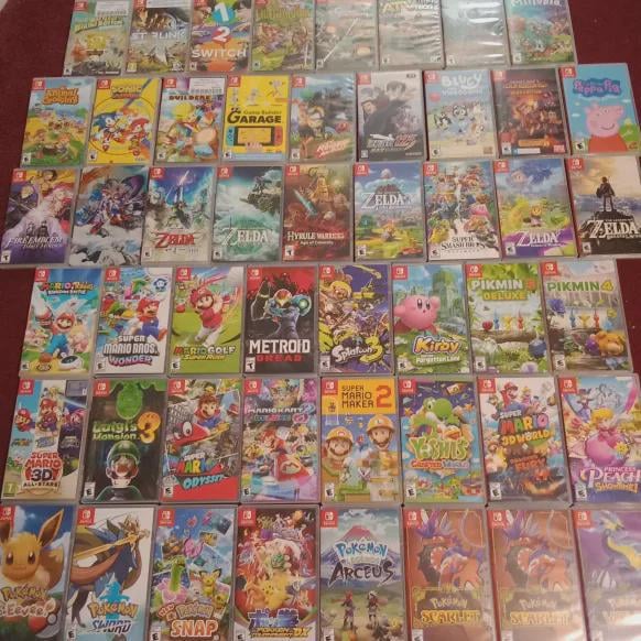 guess I'll share my actual collection. I know I'm missing xenoblade and bayonetta, but what else do you think?