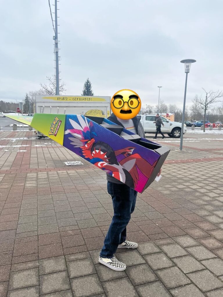 When you head over to your local PX for some cards and they let you take an entire cardboard display