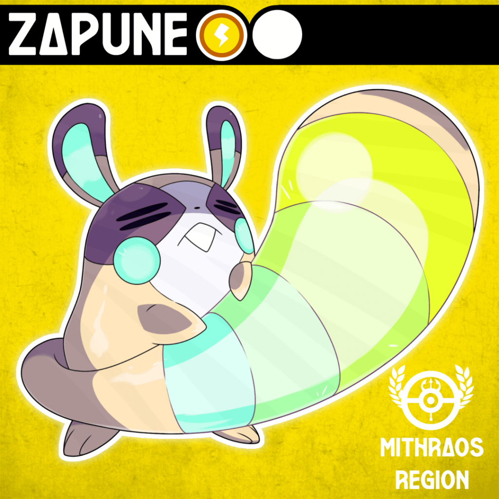 Zapune the pikaclone of the Mithraos region. What did you think?