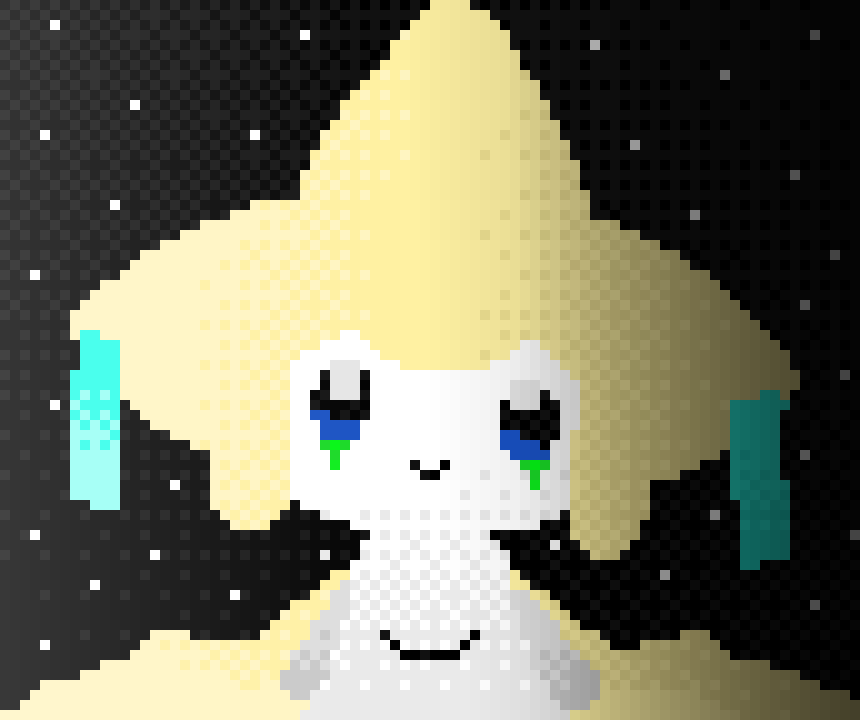 Jirachi pixel art (by me)