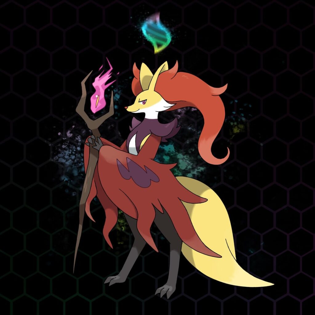 [OC] mega delphox
