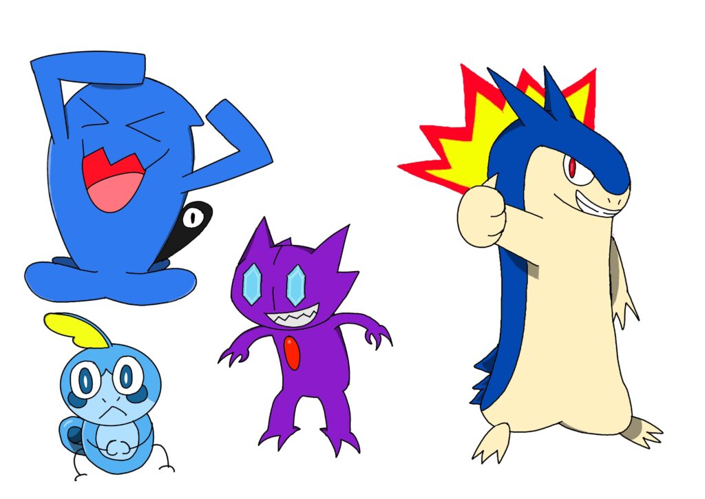 Random Pokemon I drew.