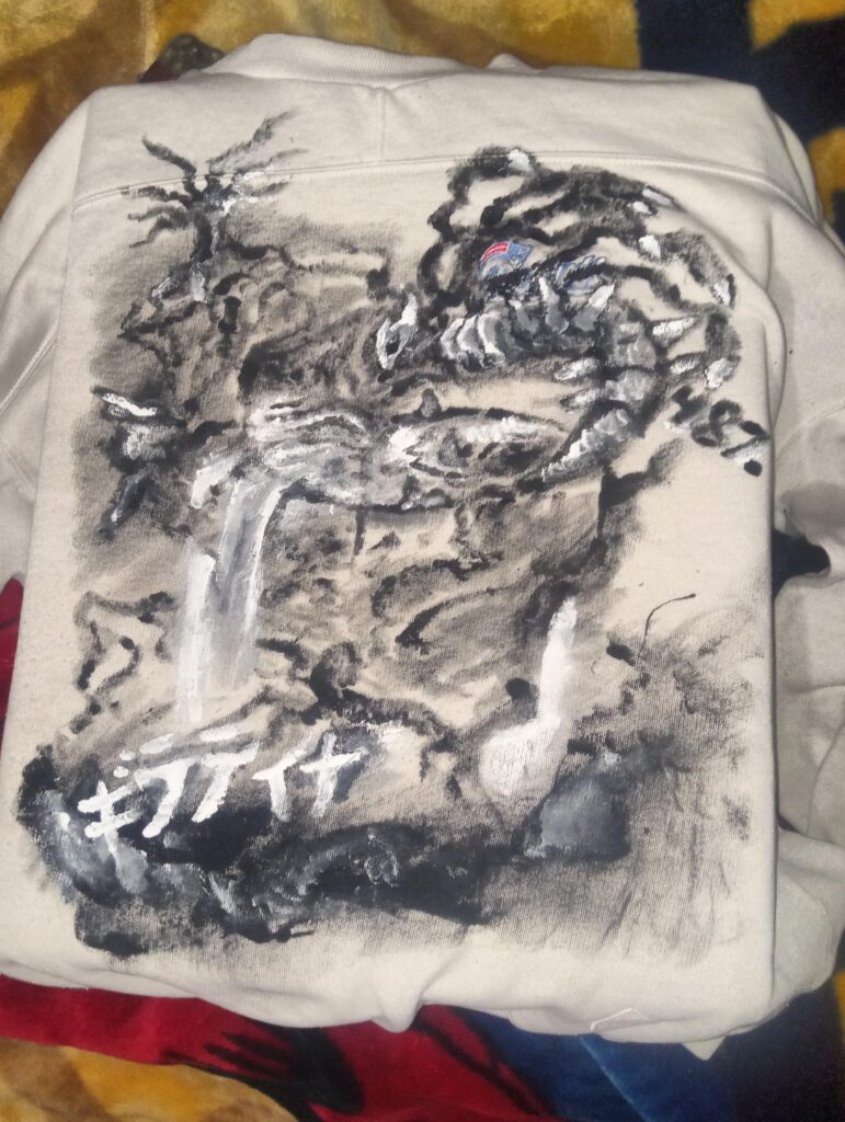 A shirt I painted, first time painting
