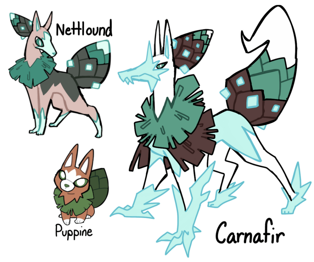 With 2025 coming, I'm planning on coming back to my Maine inspired Pokemon region (once I finish my OTHER current project). Starting with the Pokemon I've already done, I'd like to hear some constructive criticism of what I can do to make my current designs better.