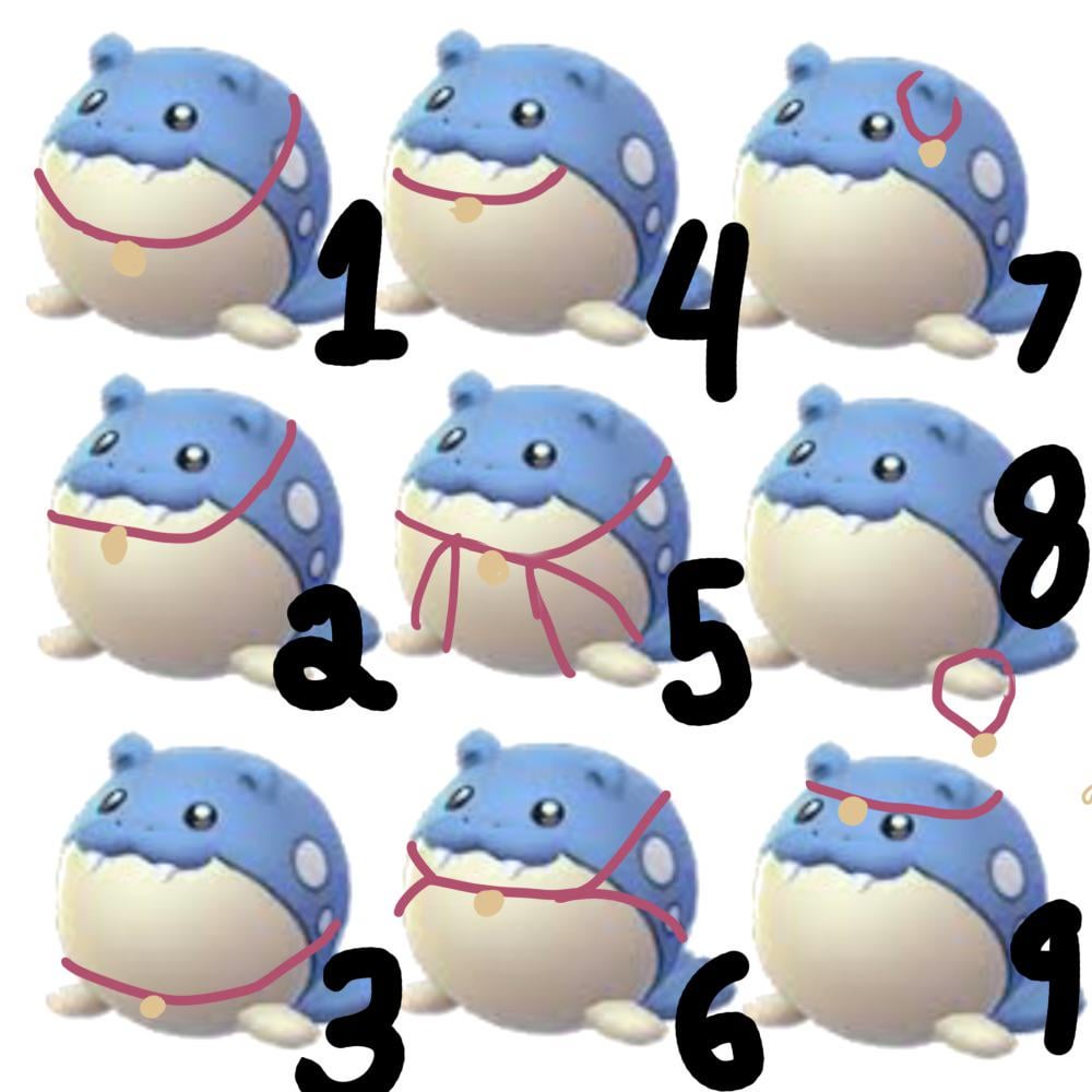 Spheal Wearing a Collar