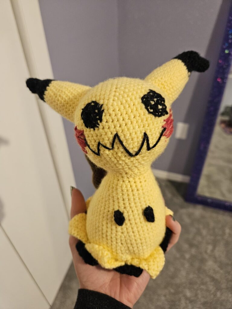 Mimikyu I made for my husband