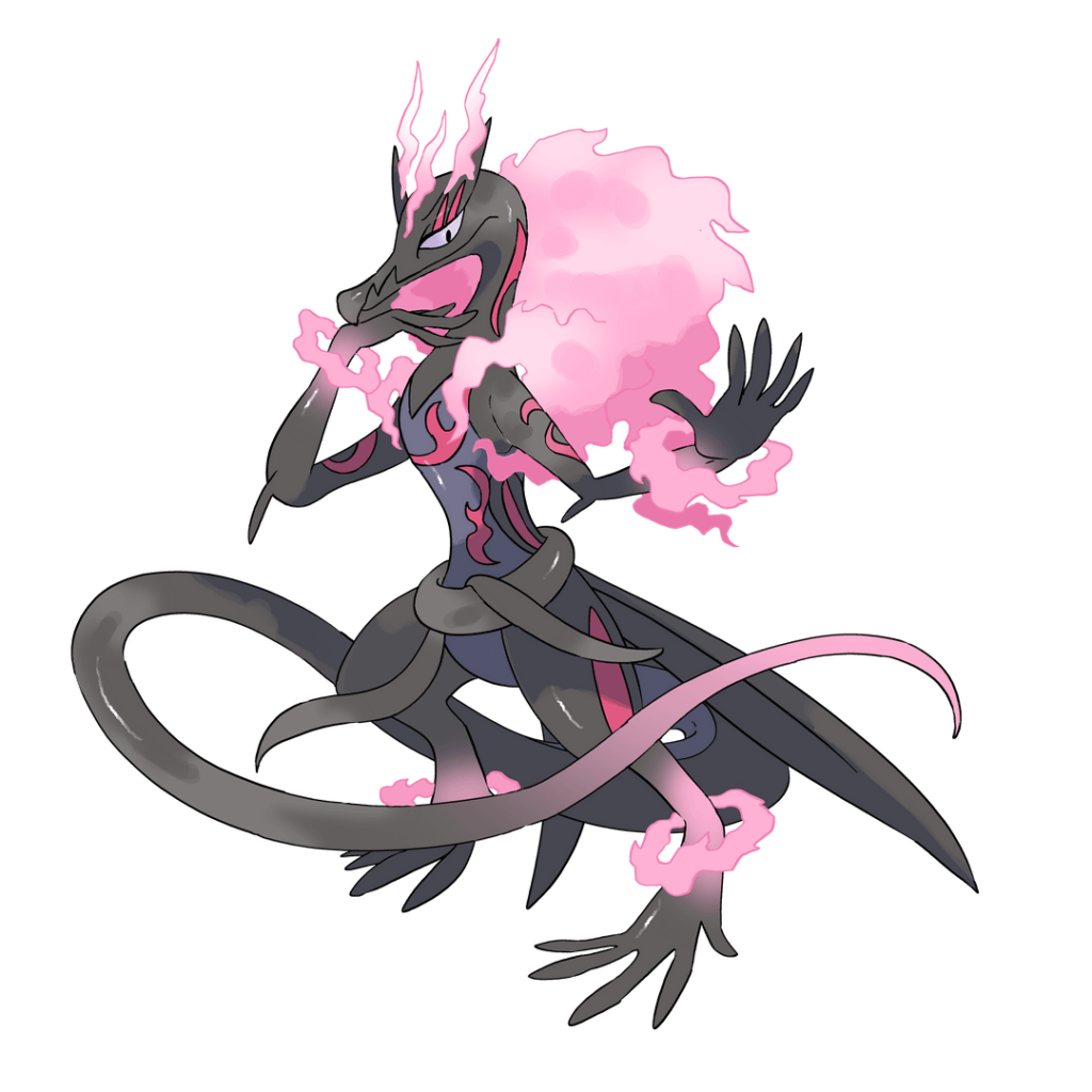 10 years later, in Alola, the Elite Four have worked hard and adventured far to become as strong as possible. The fruits of their labor are finally revealed! Plumeria, the Poison-type master, dazzles with her Mega Salazzle!