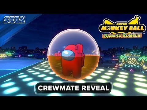 Super Monkey Ball Banana Rumble - Among Us Cremate DLC Reveal Trailer