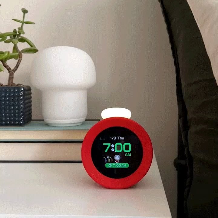 Nintendo Sound Clock: Alarmo will be available in stores at participating retailers in March 2025, no Nintendo Switch Online membership required. Available while supplies last.