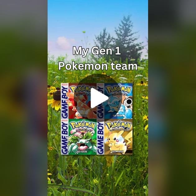 Pokemon team displays