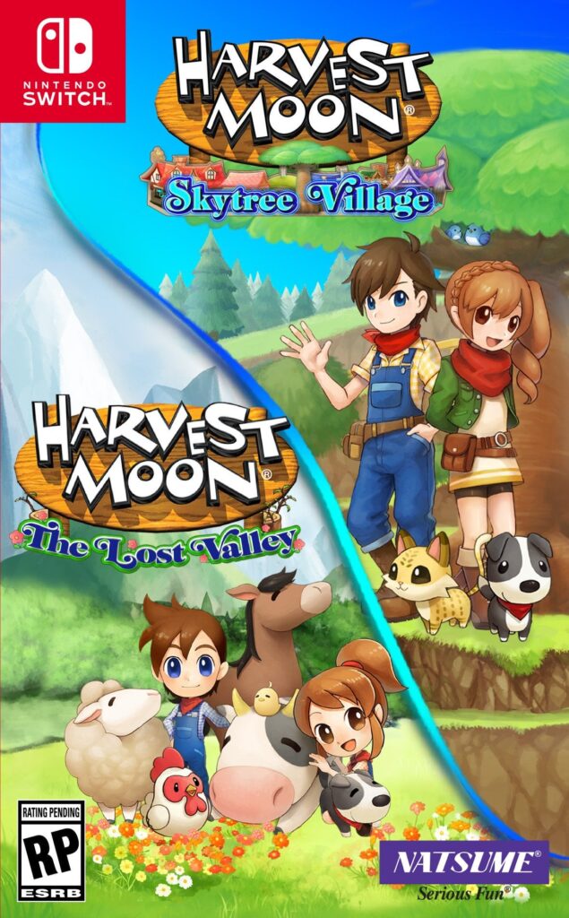 NATSUME’S COZY BUNDLE for Nintendo Switch features two previously released Nintendo 3DS titles, Harvest Moon: The Lost Valley and Harvest Moon: Skytree Village. Both editions will be included on one game cartridge and include all DLC. Coming Summer 2025!