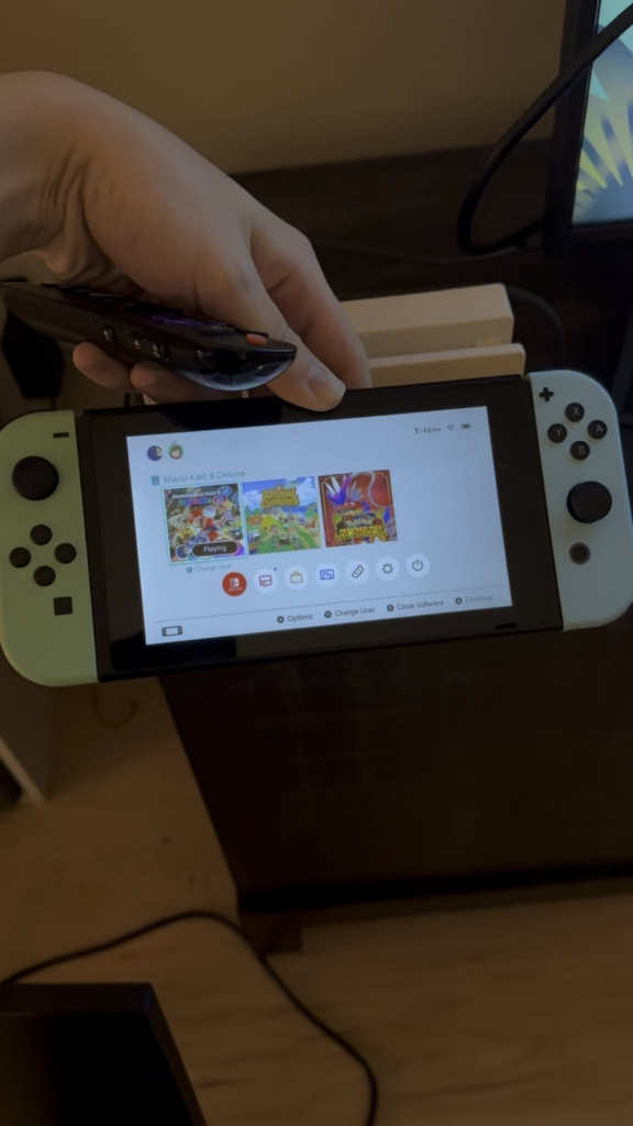 Switch won’t connect to tv/monitor