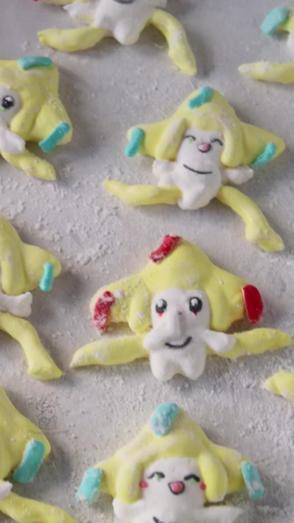 I made Jirachi hot chocolate bombs