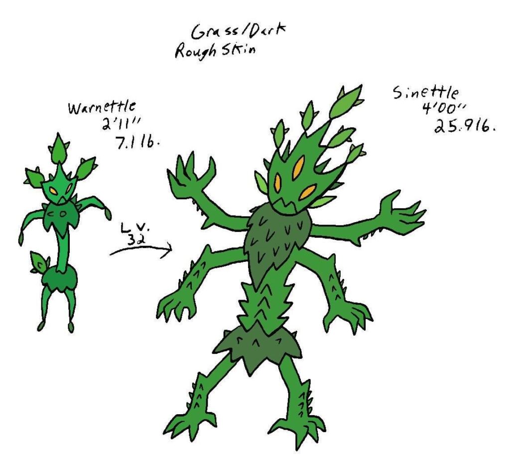 Stinging nettle Fakemon