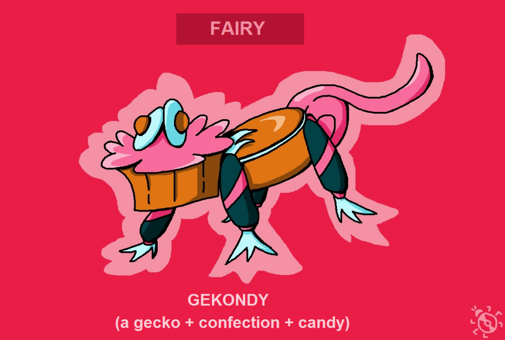 Here's my formerly scrapped fakemon.