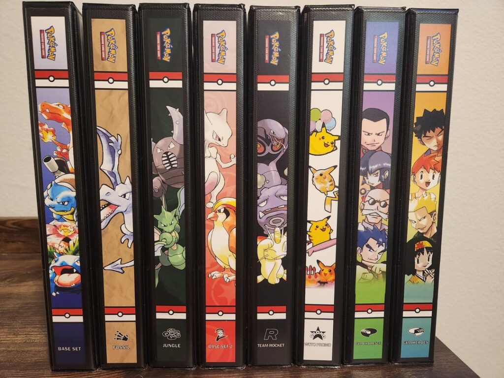 Started collecting again and made some custom binders for each set