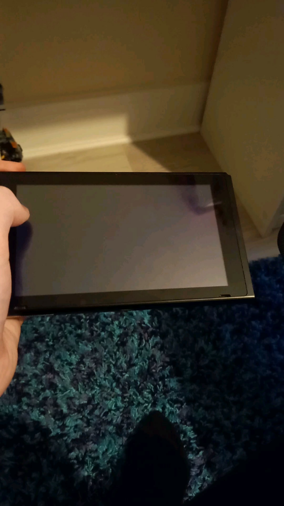 No display on Switch Screen but sound still works