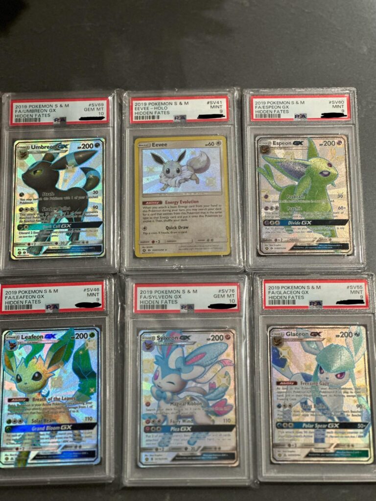 Hidden Fates Eeveelution Set