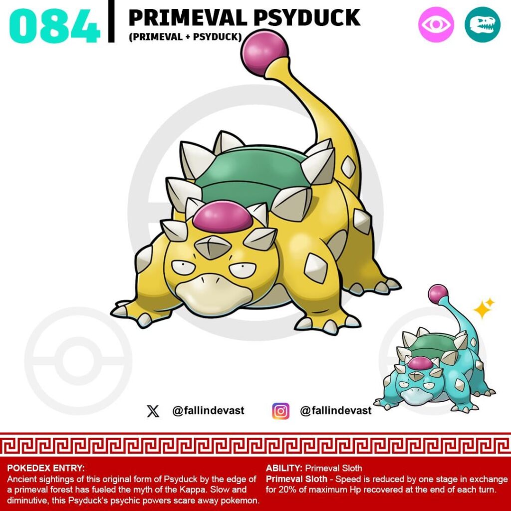 Primeval Psyduck Form Fakemon