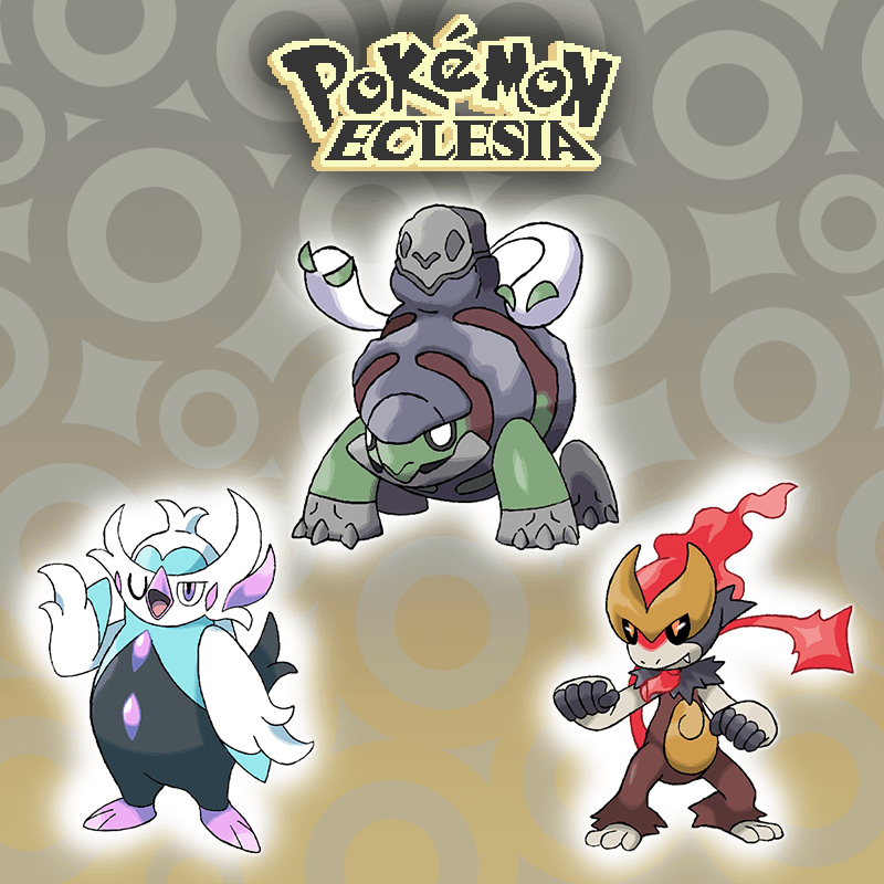 Rework of my starter's second evolution in Pokémon Eclesia! Artist: @EbaruON