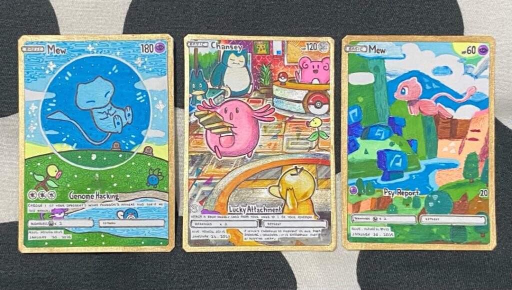 Bubble Mew is so pricey, so this is what fits my budget for now.