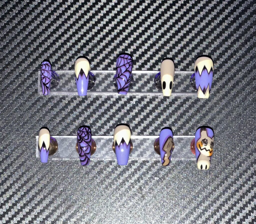 Mimikyu inspired nails
