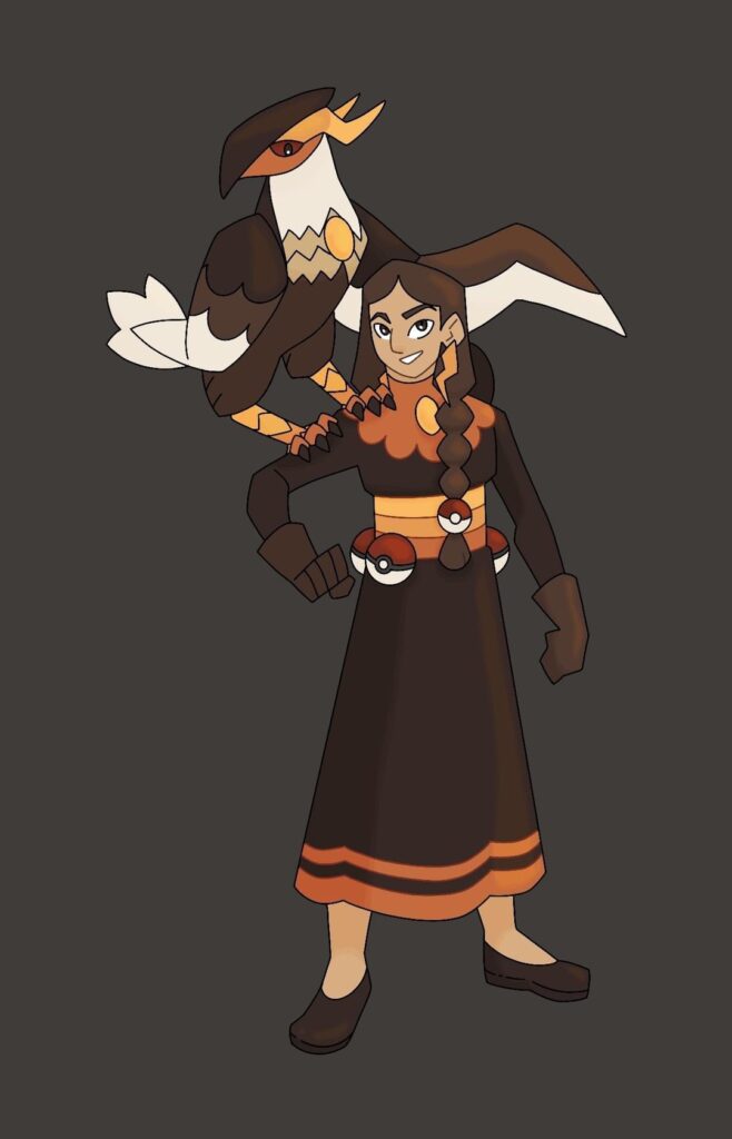Caracara Pokémon + Elite Four Member