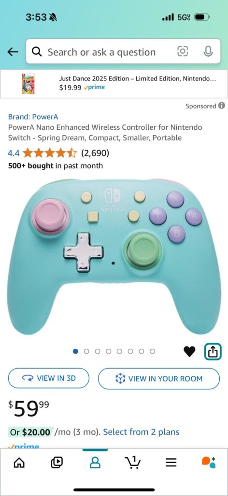 Smaller Pro Controller w/ Rumble?