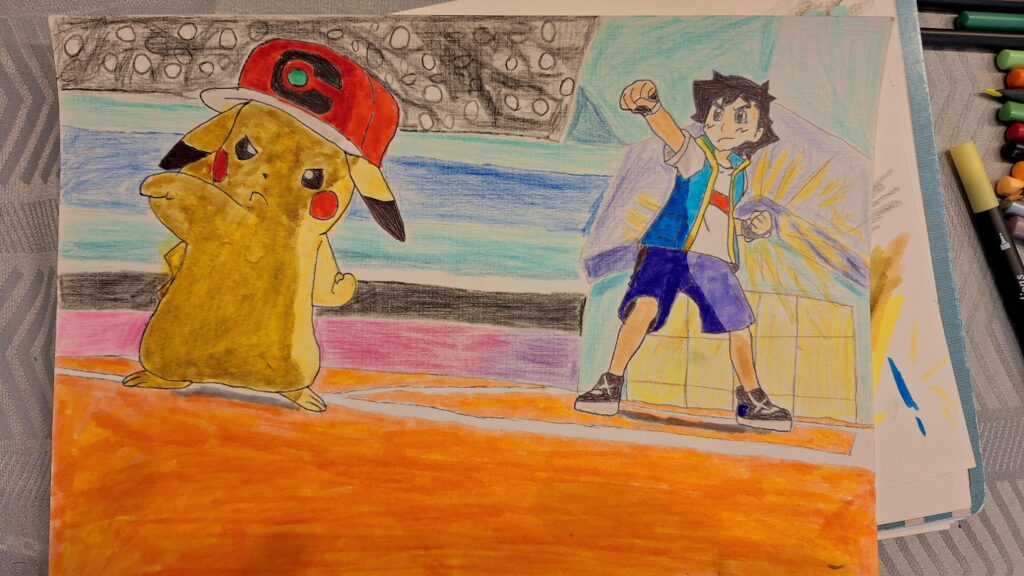 Ash and Pikachu (OC)