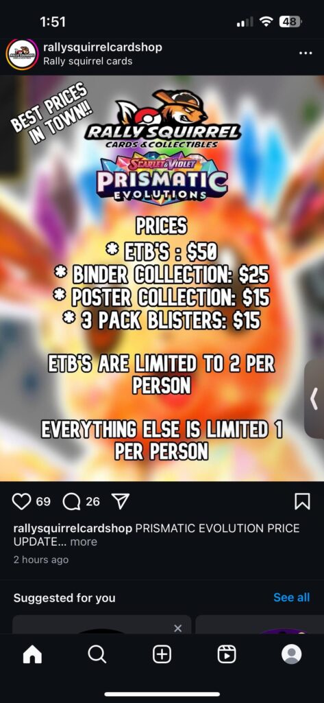 Local card store ain’t about the cash grab