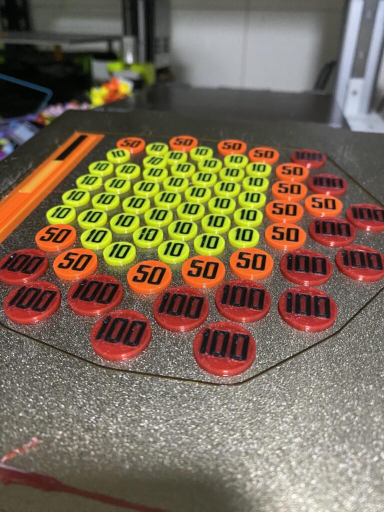 Gf and I played our first game of TCG last night. I 3D printed some damage counters because the cardboard ones were kinda meh. Excited to use this for the rematch (I lost my first game)
