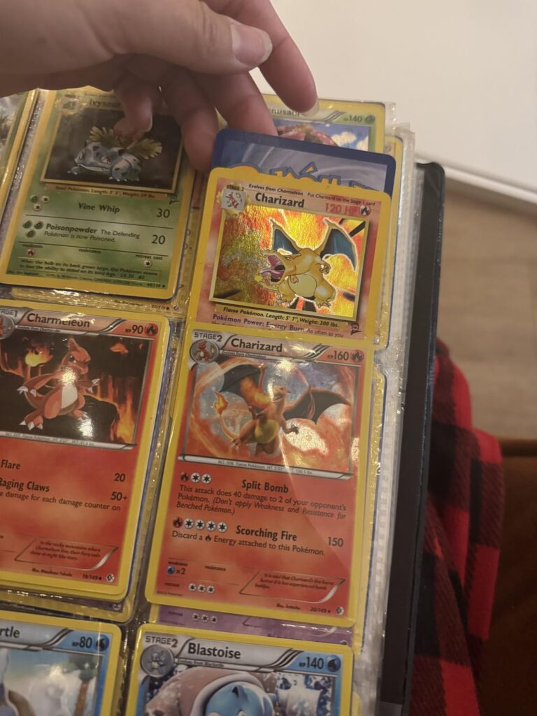 coworker pulled out his old binder collection…