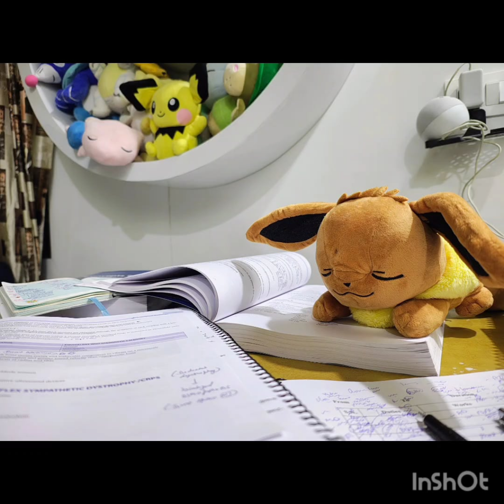 "Exam anxiety? Eevee to the rescue!"
