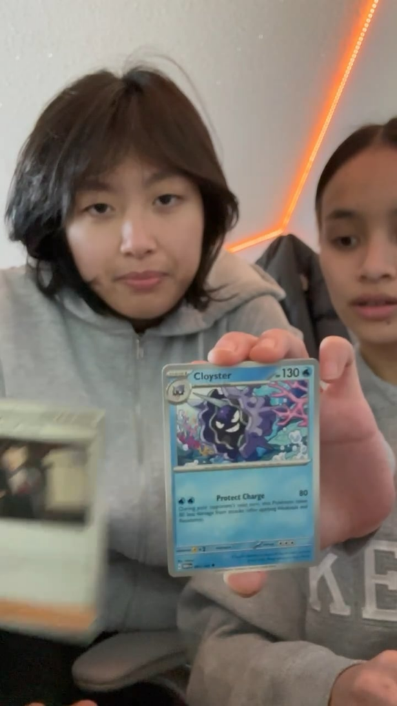 my sister and her gf pulled the charizard and their reaction is priceless