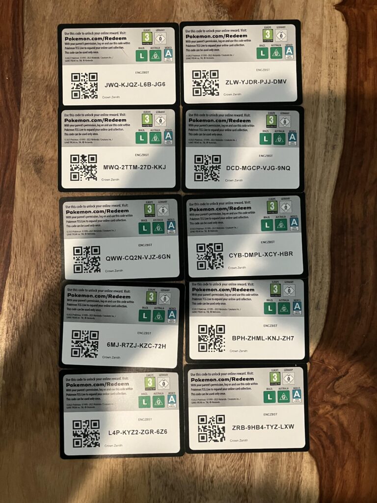 Code cards
