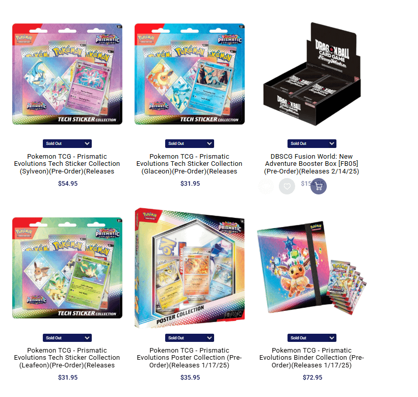 My local LGS put up their Prismatic preorders and I don't think I'm going there anymore